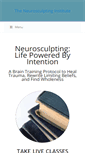 Mobile Screenshot of neurosculptinginstitute.com